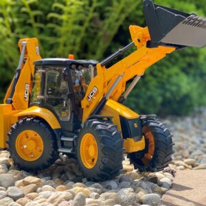 Bruder 02454 - JCB 5CX Eco Tracto-pelle, Chanter, Véhcule De